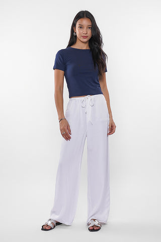 Roundneck Cropped Top