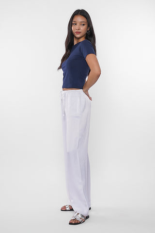 Roundneck Cropped Top