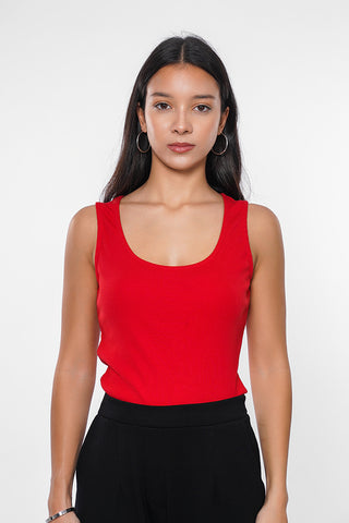 Ribbed Basic Vest Top