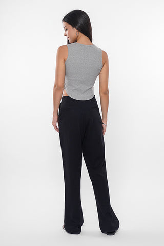 Ribbed Halterneck Top