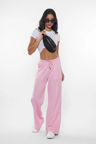 Wide-leg Sweatpant