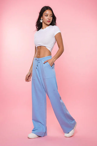 Wide-leg Sweatpant