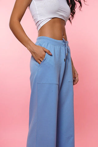 Wide-leg Sweatpant