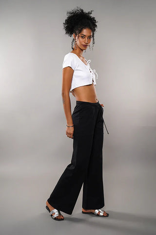 Wide-leg Sweatpant