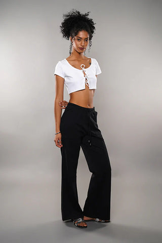 Wide-leg Sweatpant