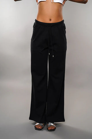 Wide-leg Sweatpant