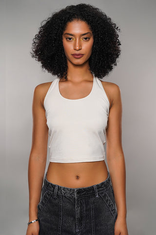 Halterneck Cropped Top