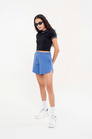 Raw Edge Sweatshorts