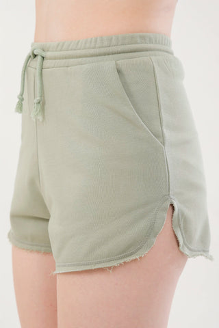 Raw Edge Sweatshorts