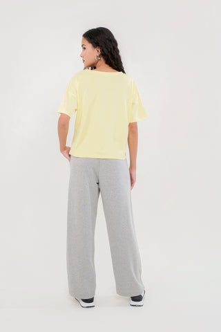 Boxy-Style Cropped T-shirt