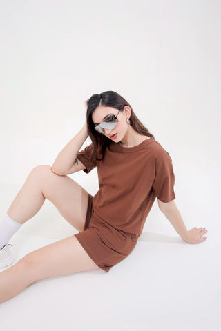 Boxy-Style Cropped T-shirt