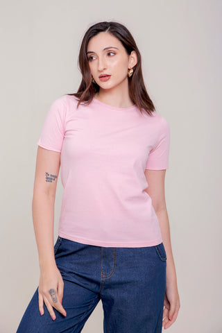 Roll-edge Jersey T-shirt