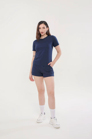 Roll-edge Jersey T-shirt