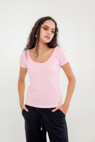 Slim Fit Scoopneck T-shirt