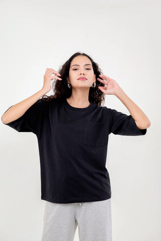 Pocket - Detail oversized T-shirt