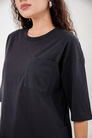 Pocket - Detail oversized T-shirt