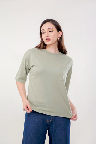 Pocket - Detail oversized T-shirt