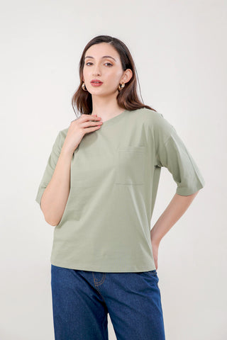 Pocket - Detail oversized T-shirt