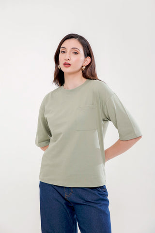 Pocket - Detail oversized T-shirt