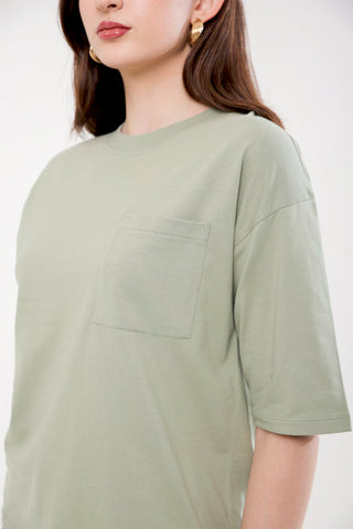 Pocket - Detail oversized T-shirt